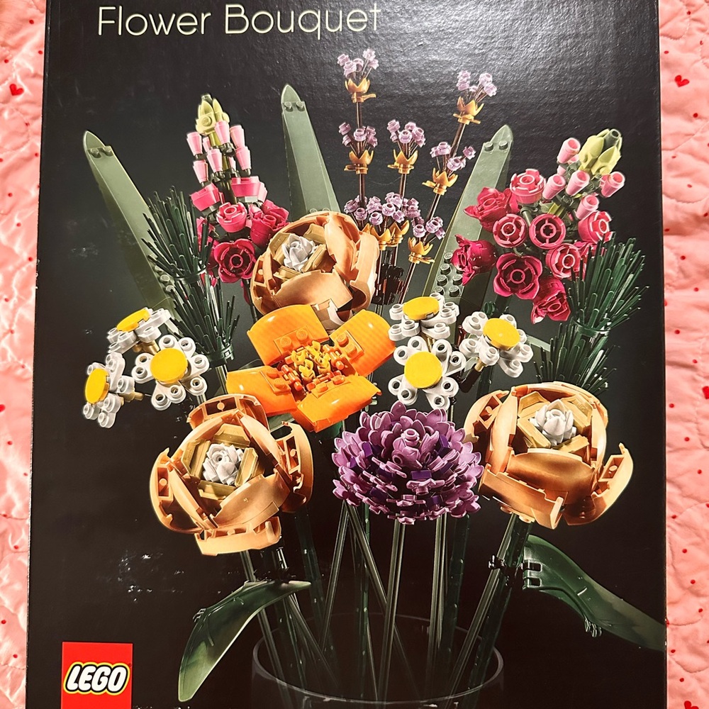 LEGO Flower Bouquet - Pink, Orange, Gold, Green BRAND NEW, Never Opened
